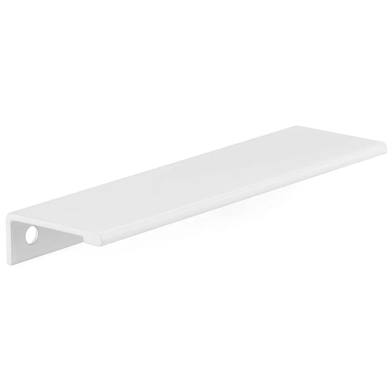 Contemporary Edge Pull, 5-1/16" Center-to-Center, White